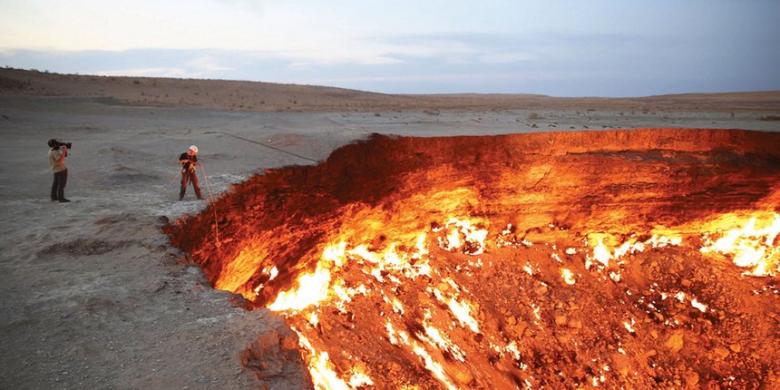 Api Kawah Darvaza Mulai Padam Akhir dari Ikon Turkmenistan.threesixtyjournalism (1)